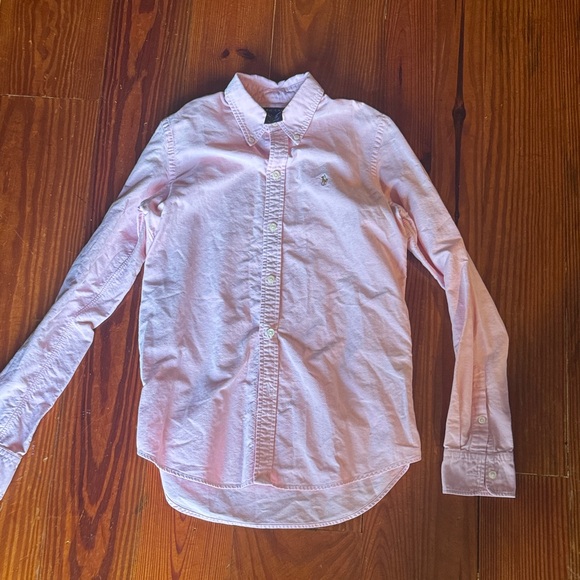 Ralph Lauren Women's Light Pink Casual Button-Down Shirt - Picture 1 of 3